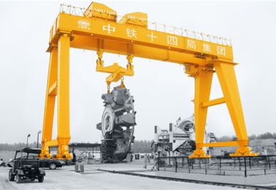 Double Girder Gantry Crane med skjold