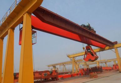 Dobbelt Girder Overhead Crane med Grib