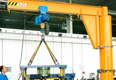 Gulvmonteret Jib Crane