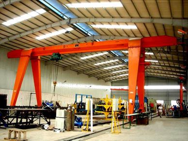 Single Beam Gantry Crane med 2-20T kapacitet