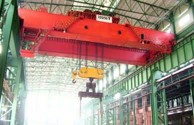Stålværktøj Støbt Dobbelt Girder Overhead Ladle Crane