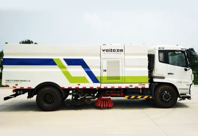 Street Sweeping og vaskemaskine