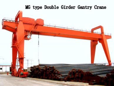 Trådløs fjernbetjening Dobbelt hovedbøjle 50 Ton Portal Gantry Crane